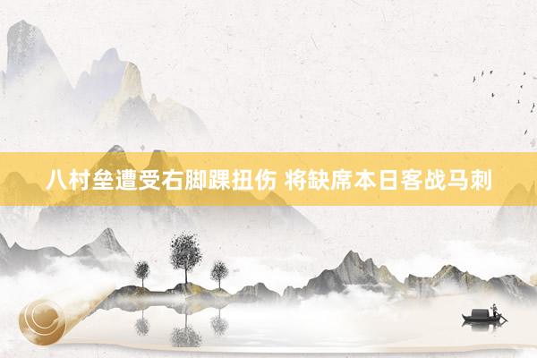八村垒遭受右脚踝扭伤 将缺席本日客战马刺
