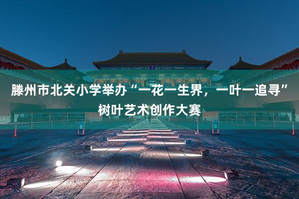 滕州市北关小学举办“一花一生界,一叶一追寻”树叶艺术创作大赛